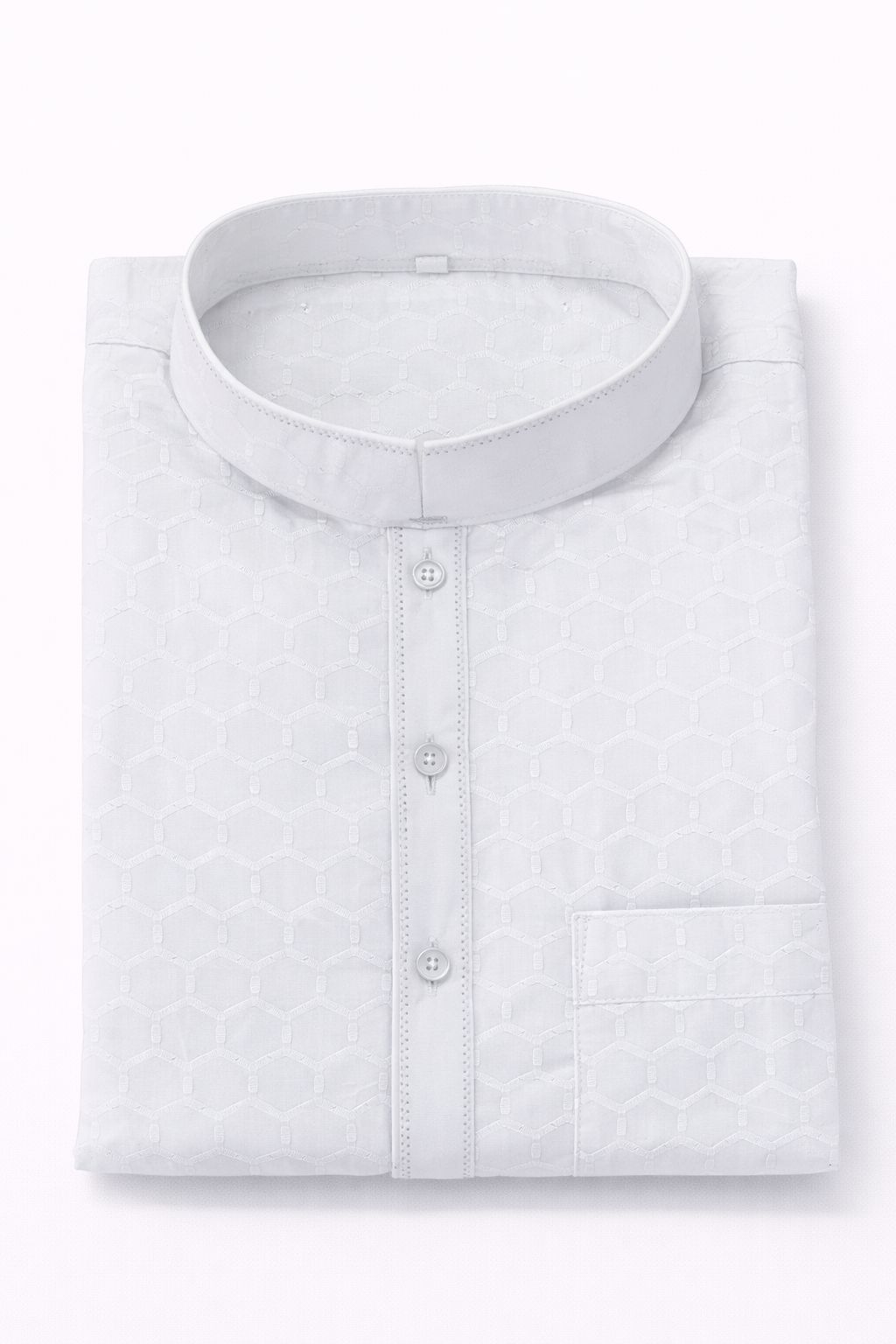 White cotton shalwar kameez - Image 2